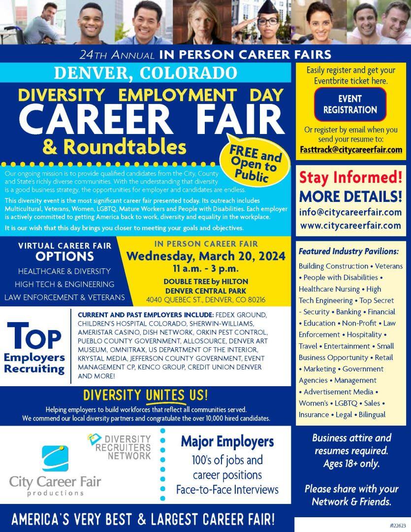 Denver In Person Diversity Career Fair The Center on Colfax