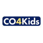 CO4Kids logo in blue, white, and yellow