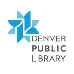 Denver Public Library logo in blue and grey